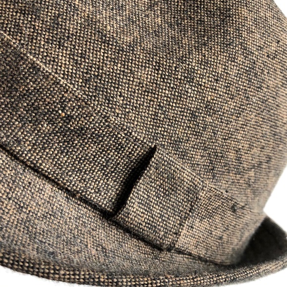 VINTAGE CROWN Co. Dark Heather Brown Fedora - Picture 4 of 6